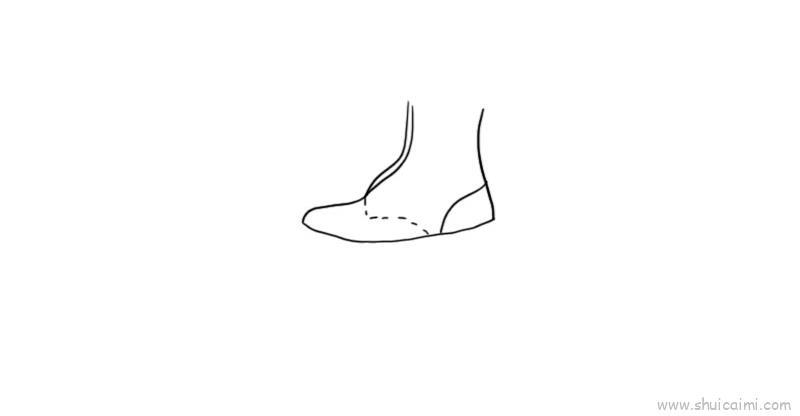 鞋子儿童画怎么画 鞋子简笔画简单
