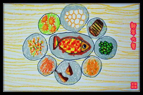 年夜饭怎么画简单又好看 年夜饭怎么画