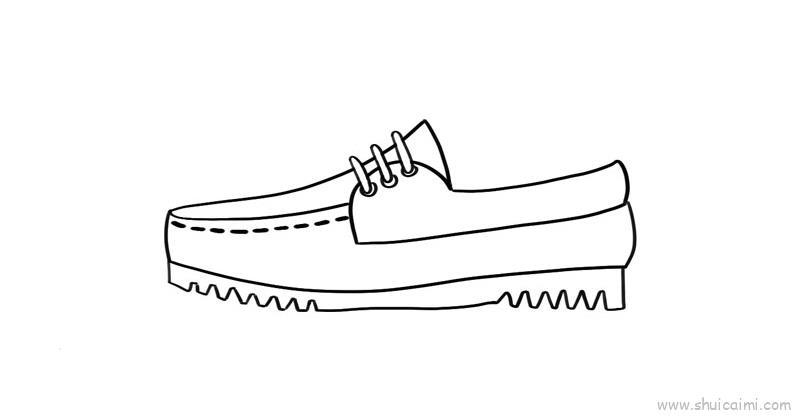 鞋子儿童画怎么画 鞋子简笔画顺序