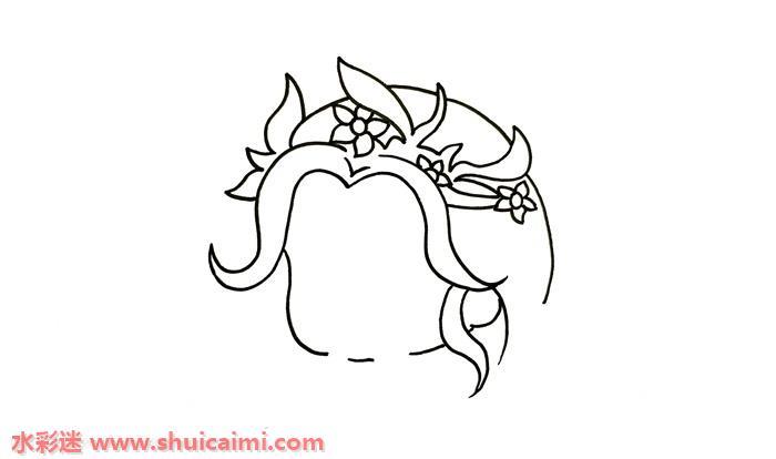 可爱第五人格红夫人简笔画怎么画步骤图片教程