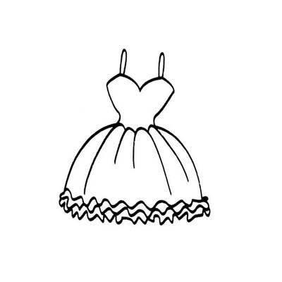 裙子简笔画 裙子简笔画简单又漂亮