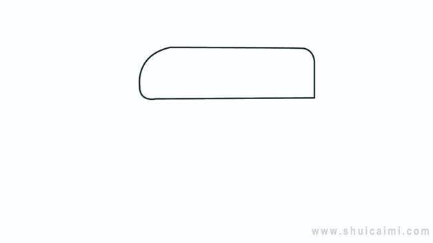 公交巴士简笔画怎么画 公交巴士简笔画图片