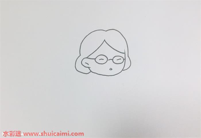 语文老师怎么画 语文老师简笔画简单又漂亮彩色