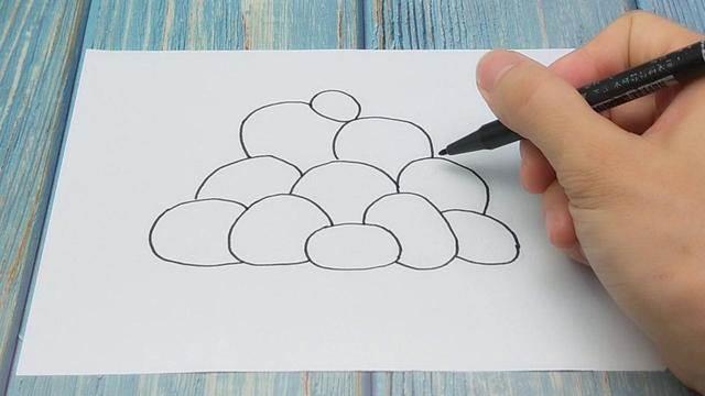 石头简笔画 石头简笔画大全简单漂亮