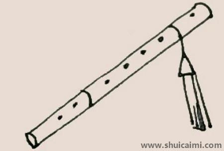笛子儿童简笔画
