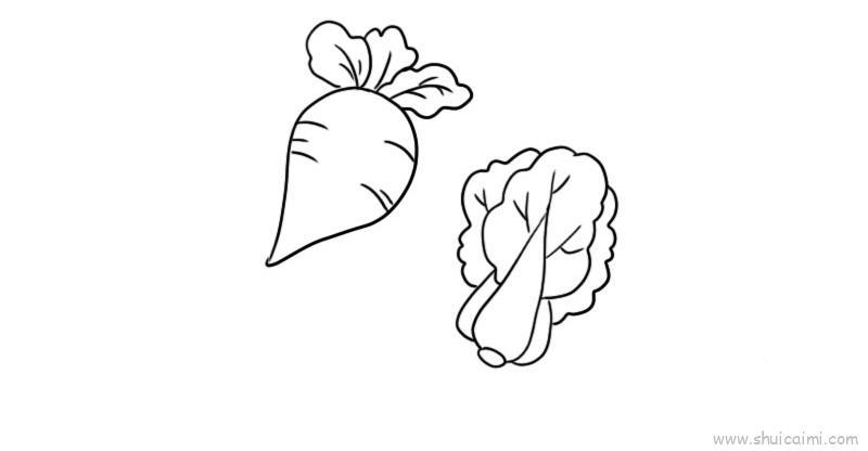 蔬菜儿童画怎么画 蔬菜简笔画简单又好看