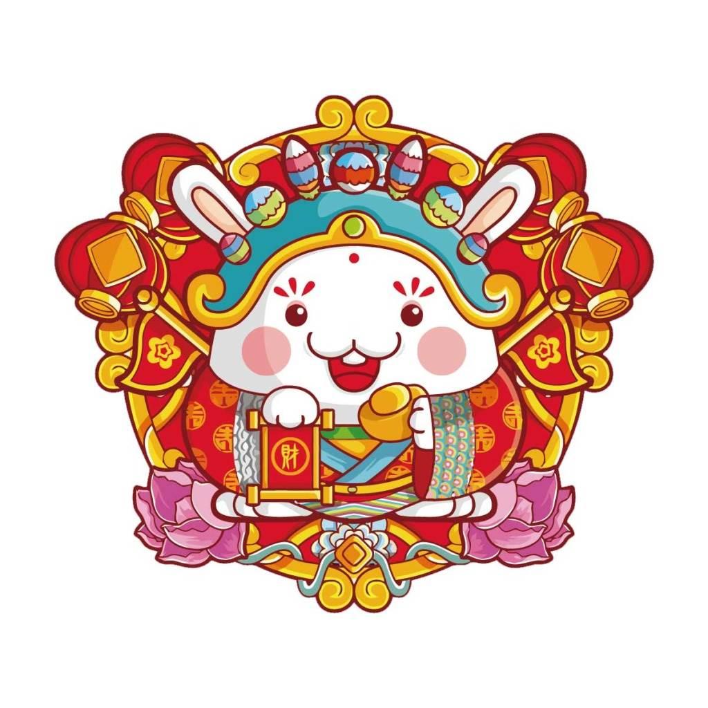 兔子财神爷简笔画 兔子财神爷简笔画图片大全