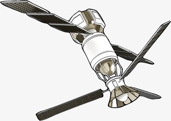 卫星简笔画 卫星简笔画彩色