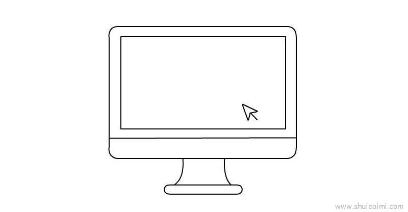 计算机儿童画怎么画 计算机简笔画图片