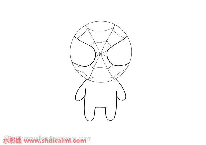 蜘蛛侠如何画 蜘蛛侠简笔画漂亮