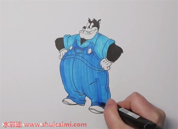 米奇妙妙屋皮特怎么画 米奇妙妙屋皮特简笔画彩色