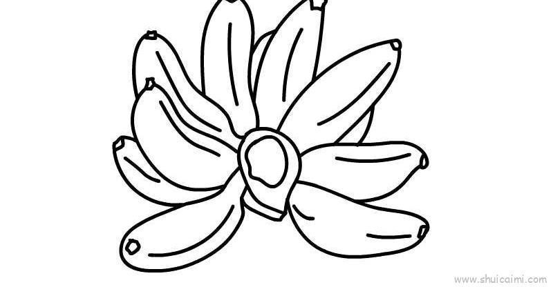 皇帝蕉儿童画怎么画 皇帝蕉简笔画好看