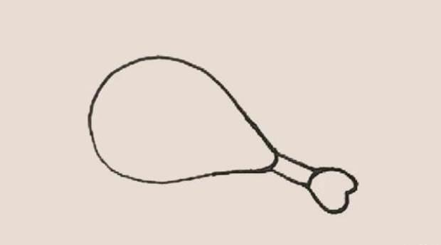 鸡腿简笔画 鸡腿简笔画彩色