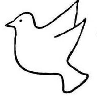 简笔画鸽子 简笔画鸽子涂色