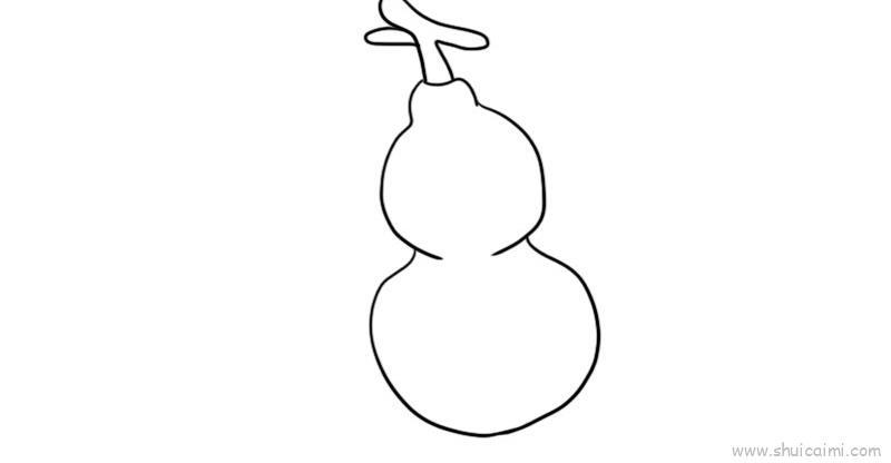 8像葫芦儿童画怎么画 8像葫芦简笔画画法