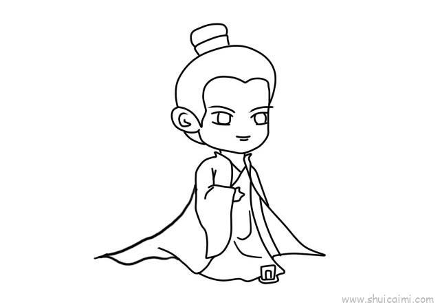 知否齐衡q版儿童画怎么画 知否齐衡q版简笔画图片大全