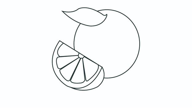 柚子的简笔画怎么画 柚子简笔画步骤
