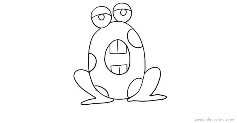 青蛙儿童画怎么画 青蛙简笔画图片大全