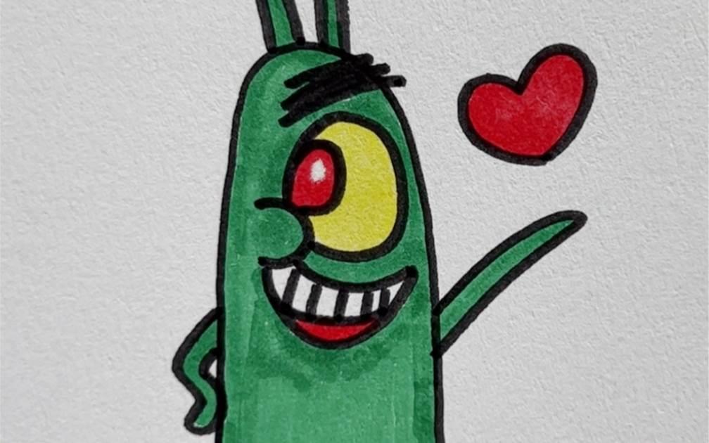 痞老板简笔画 痞老板简笔画带颜色