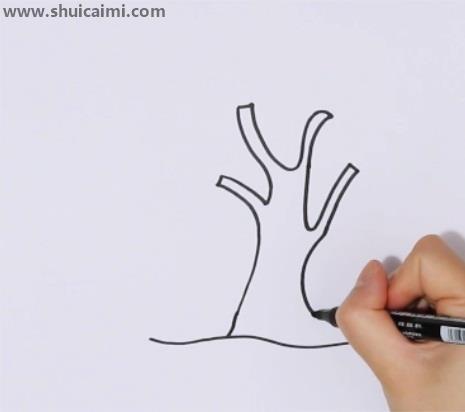 柳树简笔画怎么画 柳树简笔画图片