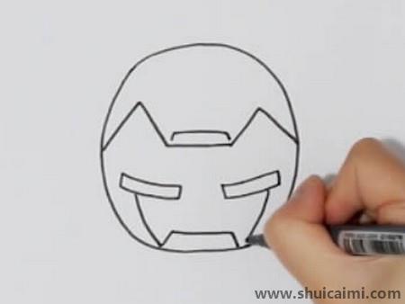 钢铁侠儿童简笔画