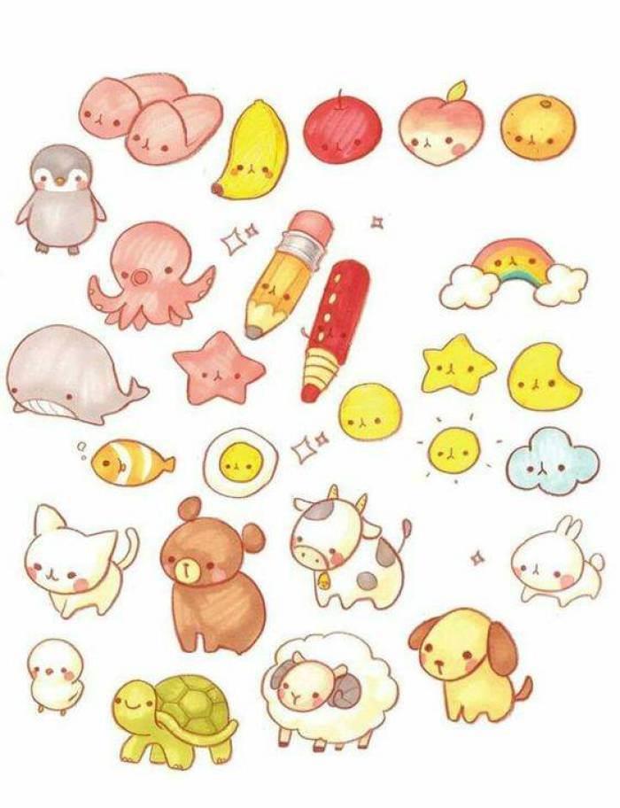 小动物简笔画图片大全 怎样画小动物简笔画图片大全