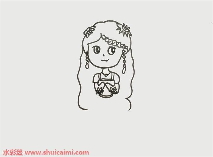 灵公主怎么画 灵公主简笔画简单易画