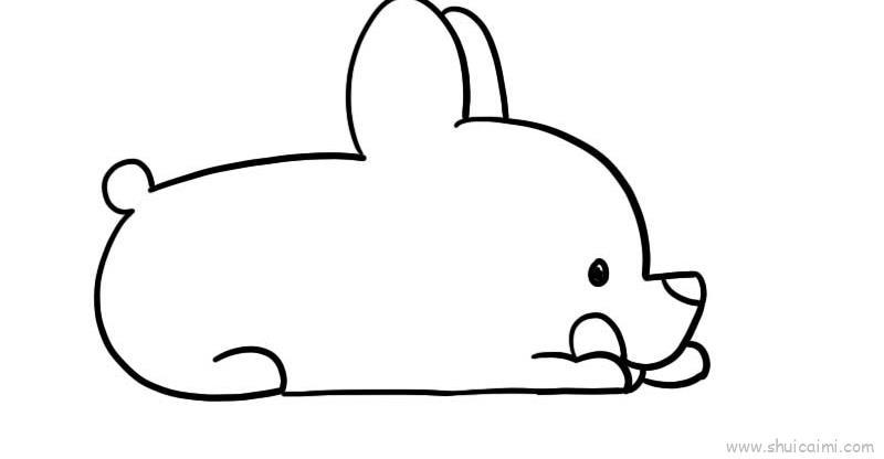 柯基儿童画怎么画 柯基简笔画顺序