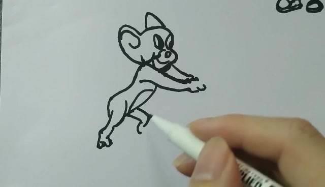 杰瑞简笔画 杰瑞简笔画图片大全可爱