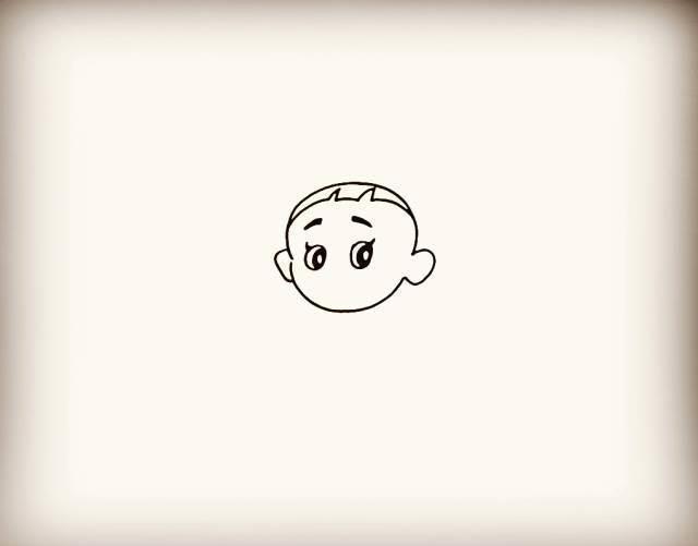 大头儿子简笔画图片大全 大头儿子简笔画图片大全彩色