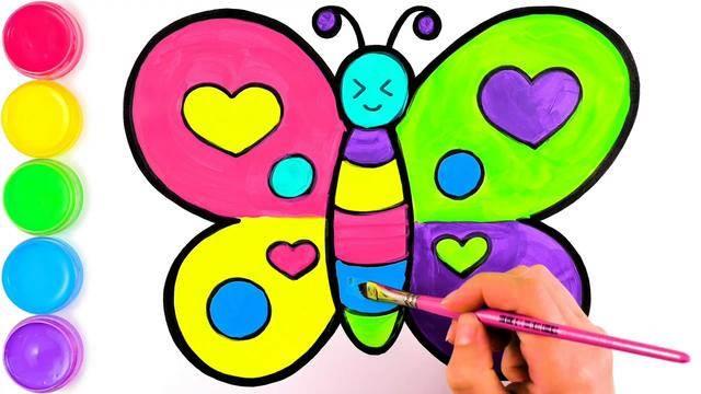 蝴蝶简笔画彩色 画蝴蝶怎么画