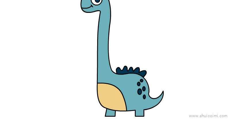 长颈龙儿童画怎么画 长颈龙简笔画图片大全
