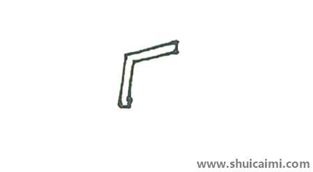 椰子彩色儿童简笔画