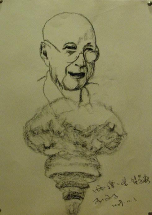 钱学森简笔画 钱学森简笔画Q版