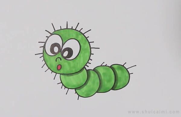 毛毛虫简笔画怎么画 毛毛虫简笔画简单