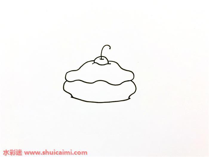 QQ红包蛋糕怎么画 蛋糕简笔画简单好看带颜色