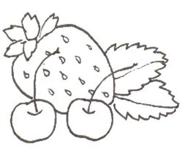 水果大杂烩的简笔画怎么画 水果大杂烩的简笔画图片大全