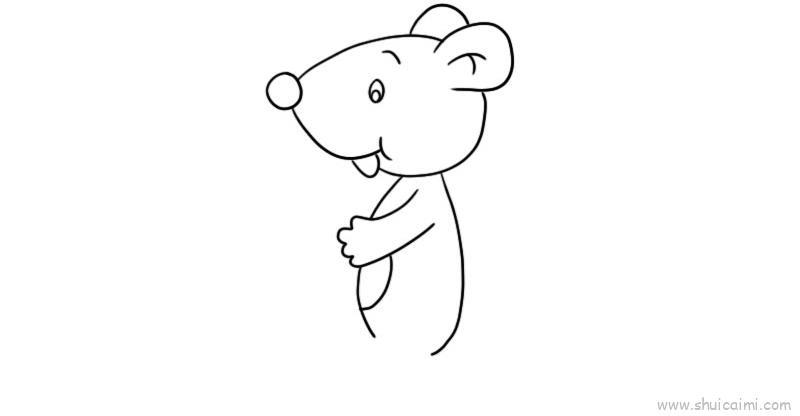 老鼠儿童画怎么画 老鼠简笔画顺序