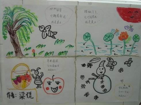 四季图片简笔画 幼儿园四季图片简笔画