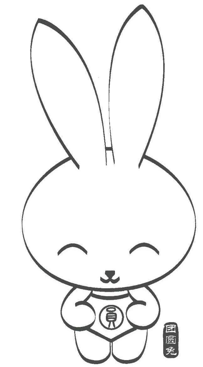 简笔画兔子 简笔画兔子新年版