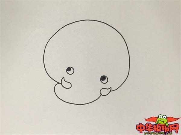 大象怎么画 大象简笔画简单易画彩色