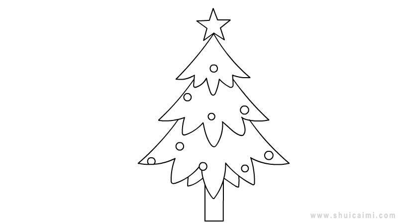 圣诞树简笔画怎么画 圣诞树简笔画简单又好看