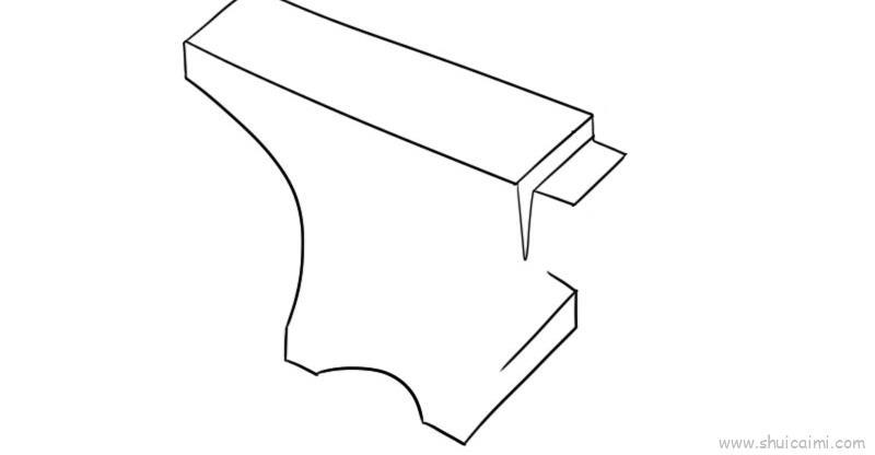 铁砧儿童画怎么画 铁砧简笔画顺序