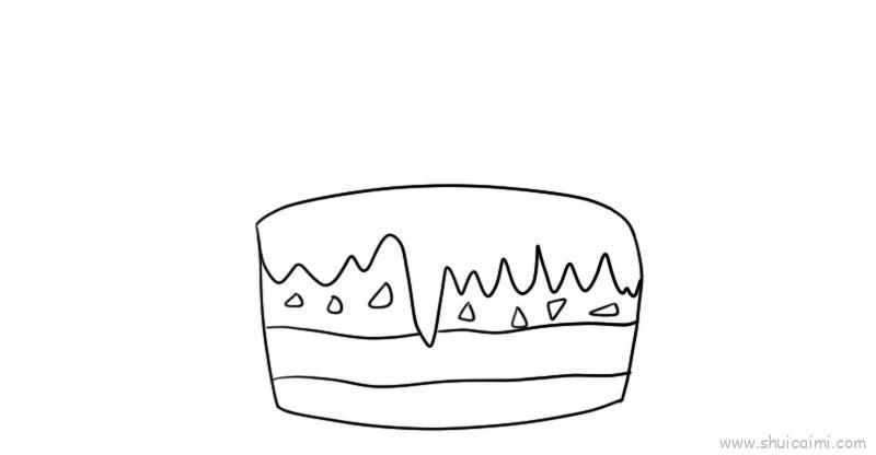 生日蛋糕儿童画怎么画 生日蛋糕简笔画好看
