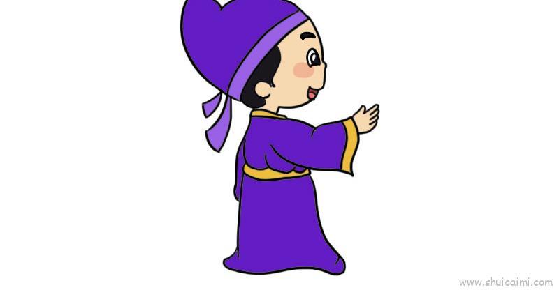 诗人儿童画怎么画 诗人简笔画简单又好看