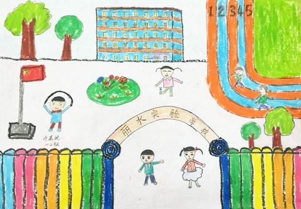 我心中的小学简笔画 我心中的小学简笔画图片大全