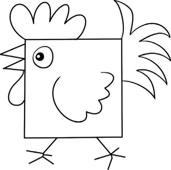 有趣的公鸡的简笔画怎么画 有趣的公鸡简笔画画法