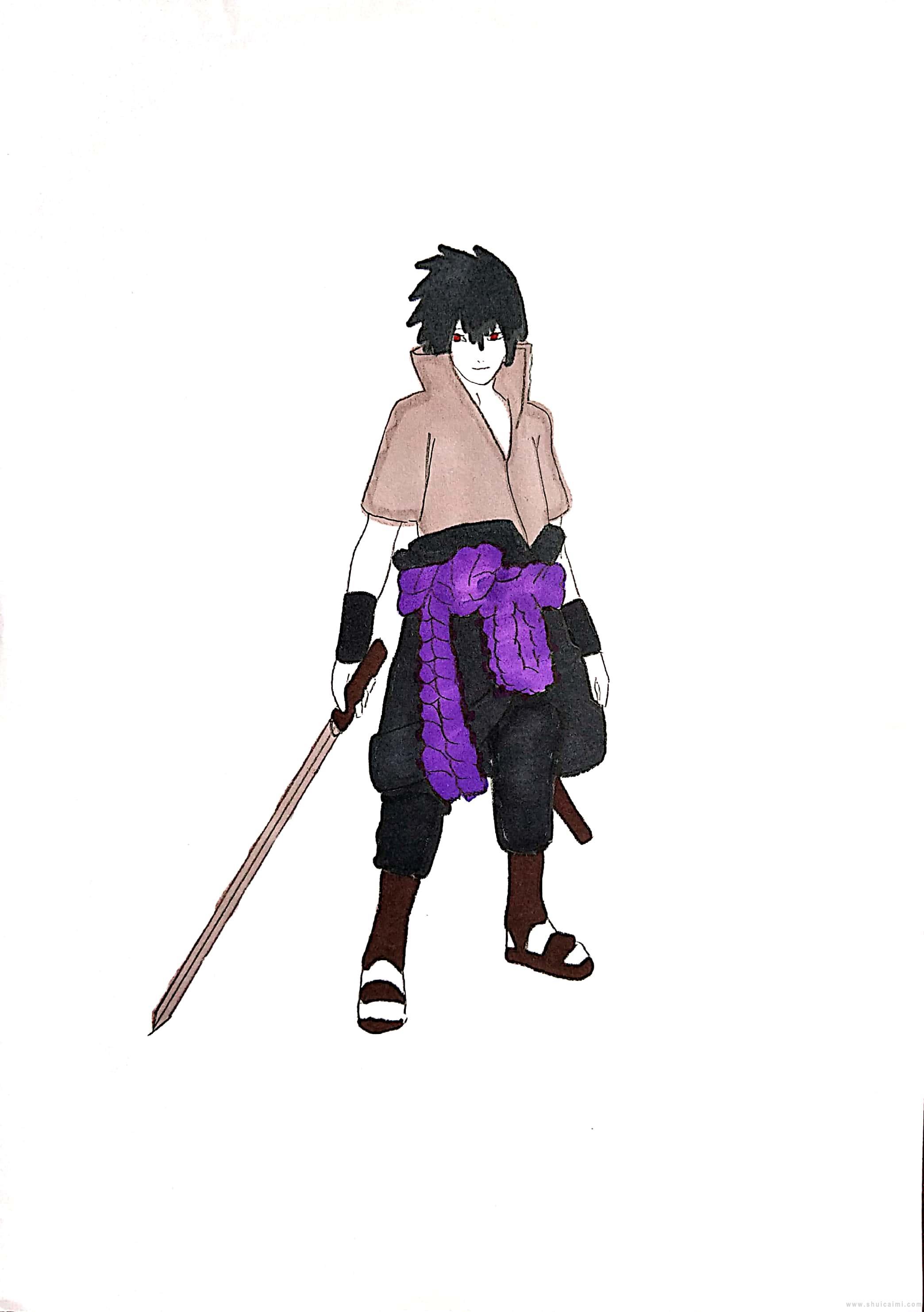 佐助简笔画怎么画 佐助简笔画好看