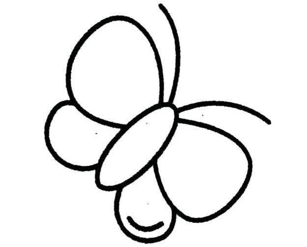 蝴蝶简笔画 蝴蝶简笔画彩色