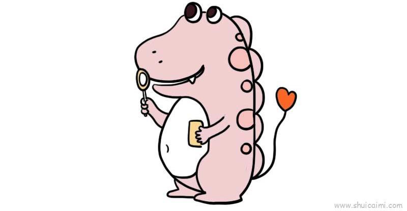 照镜子儿童画怎么画 照镜子简笔画画法